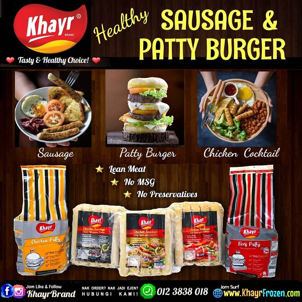 Sosej Halal & Sihat dari Khayr Brand