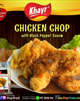 ⋆ Chicken Chop with Black Pepper Sauce