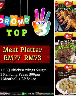 ღ Top 3 Meat Platter