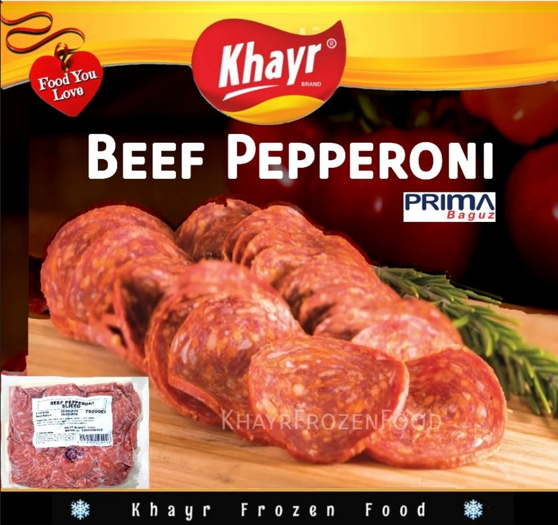 Pepperoni Beef Prima Baguz 500gm