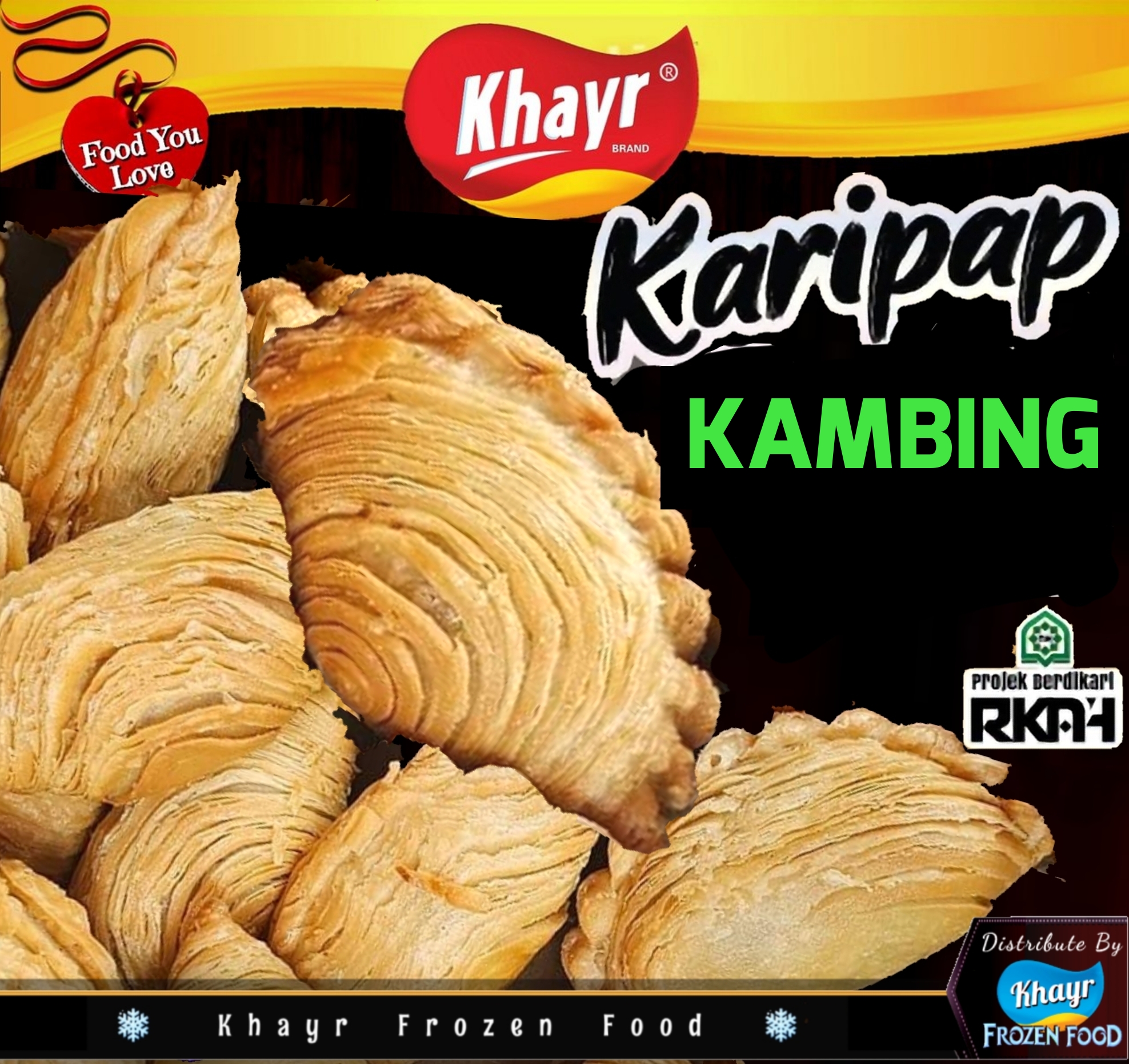 Karipap Pusing Kambing (10 pcs)